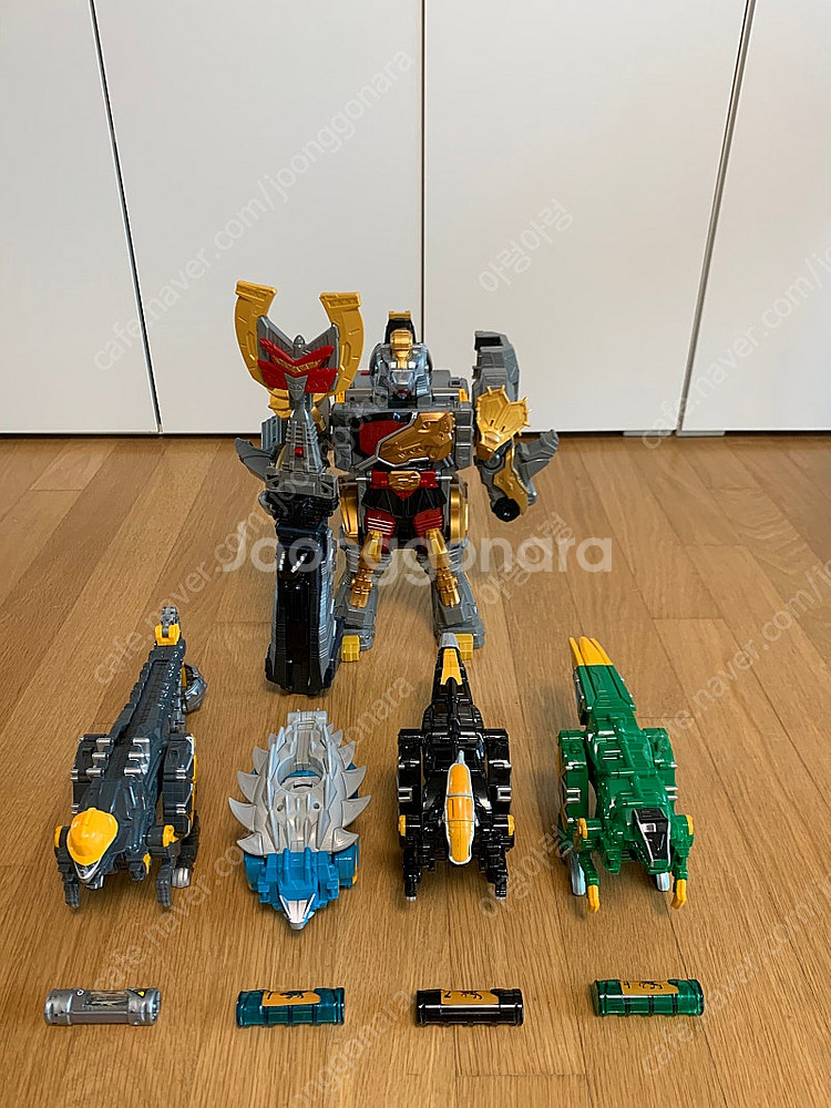 파워레인저 다이노포스 기간트브라기오킹, 안키돈, 붐바키, 파라사건, 작토르 일괄 판매합니다.--0