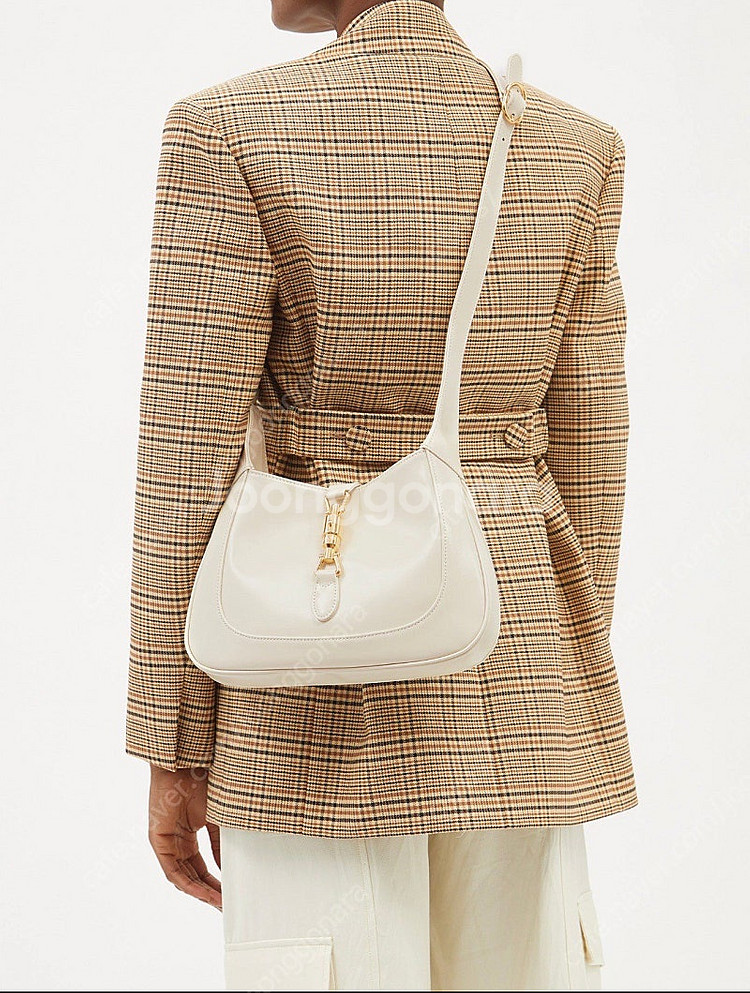 구찌 재키백 스몰 화이트 좋은 컨디션--1