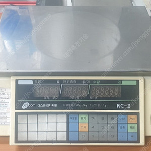 중고 전자저울, 6000(1) g, 데스콤