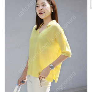 몽또또 카라 실크캐시미어 탑 프리지아 m