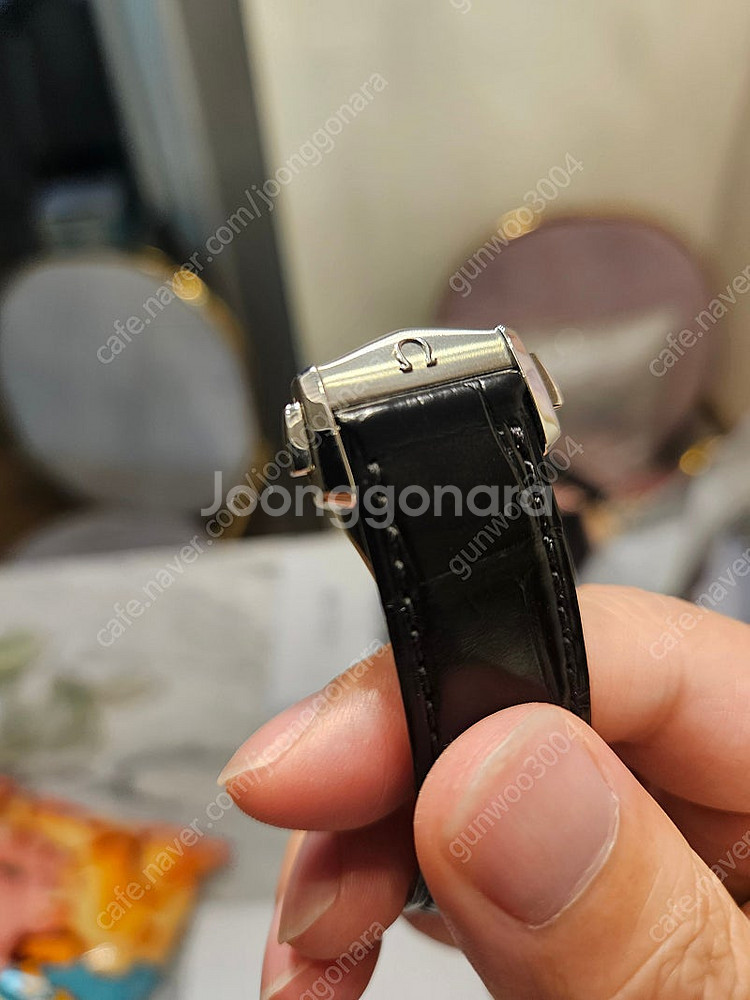 오메가 악어가죽 폴딩 클래스프 20mm--5