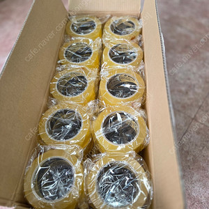 국산 신일 투명 OPP 박스테이프 80M 판매합니다.