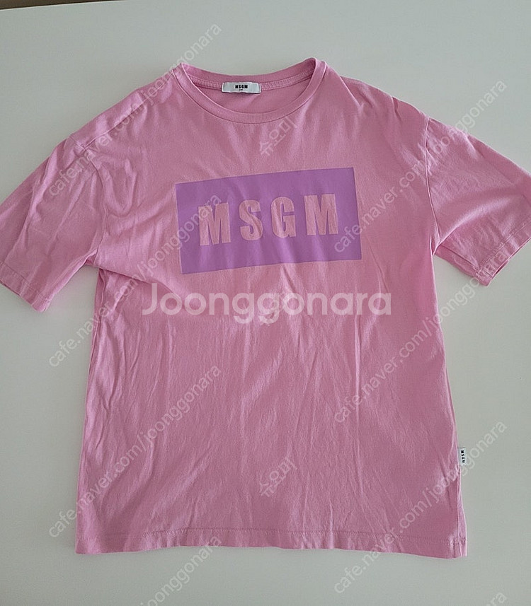 MSGM 키즈 12,14사이즈 반팔티 2개--3