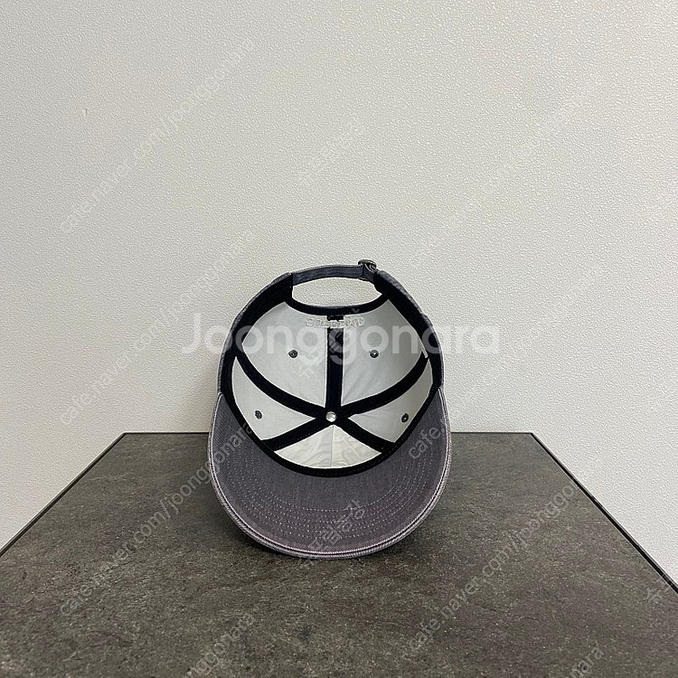 슈프림 피그먼트 워시드 그레이 에스로고 S로고 볼캡 모자--4