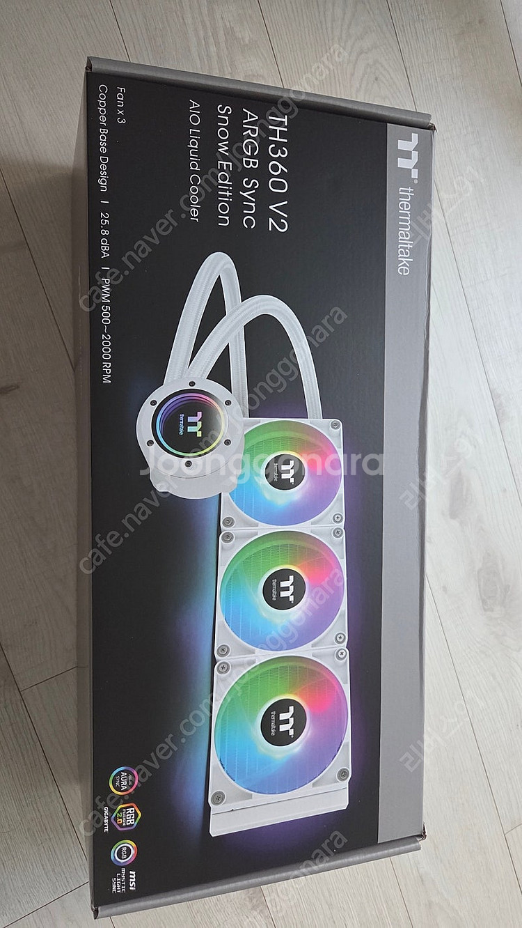 써멀테이크 TH360 V2 ARGB Sync snow ...--0