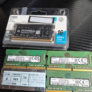 노트북 메모리 DDR4 16GX2 / DDR5 16G 일괄 판매합니다.
