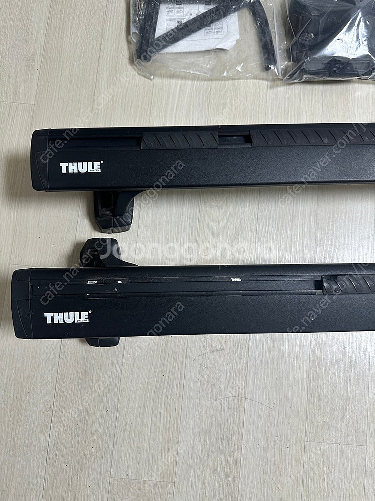 툴레 윙바 에보 가로바 + bmw f바디 1시리즈,3시리즈 장착용 키트,풋 포함--3