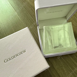 골든듀 컴바인하트 체인 18 화이트골드 새상품