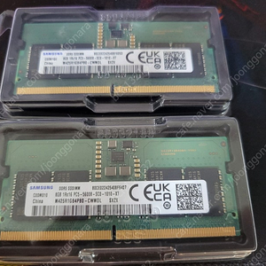 삼성 노트북램 ddr5 5600 8gb 두개 팝니다