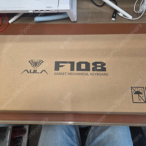 국내정품 AURA 독거미 F108 올리비아화이트 저소음바다축 키보드