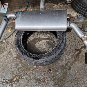 아반떼N 아앤 N퍼포먼스 리얼카본팁 정품 수동배기 세종 앤드배기 듀얼머플러 < Ib287AP100 Ib287-AP1 이미지