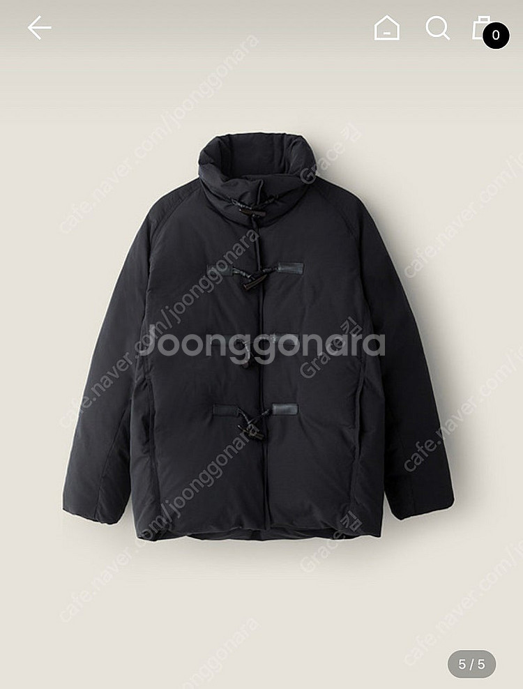 비뮤즈맨션 토글버튼 덕다운패딩--3