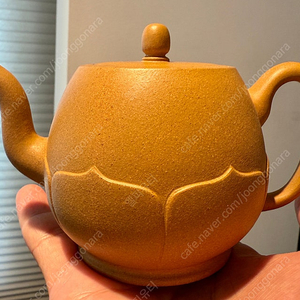 고급 공예미술사 작품 - 원광단니 대연화호 (보이차 자사호)