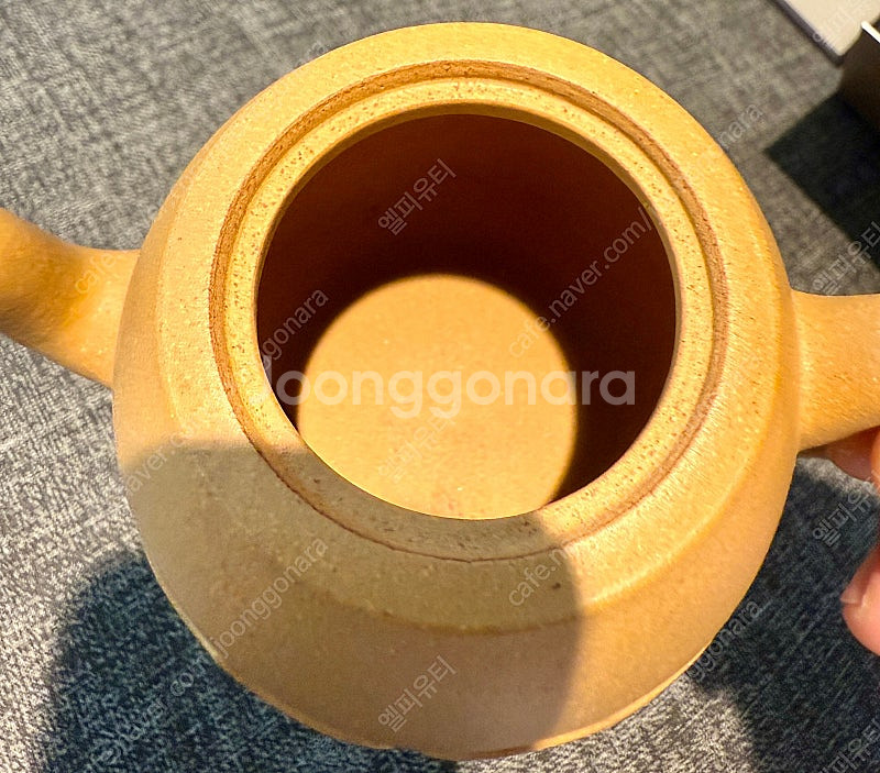 고급 공예미술사 작품 - 원광단니 대연화호 (보이차 자사호)--1