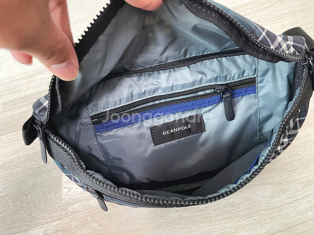 빈폴 / 타탄 웨이스트 백, 크로스백, 남성가방 / 4만원--5