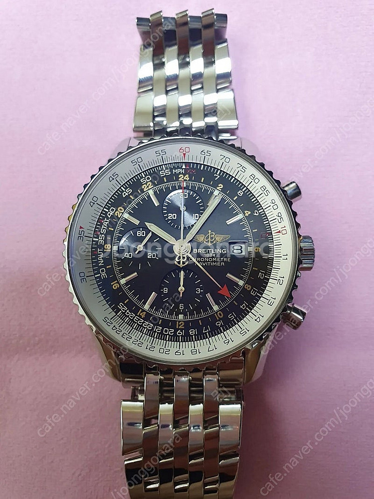 브라이틀링 내비타이머 월드 GMT 검판 A24322--0