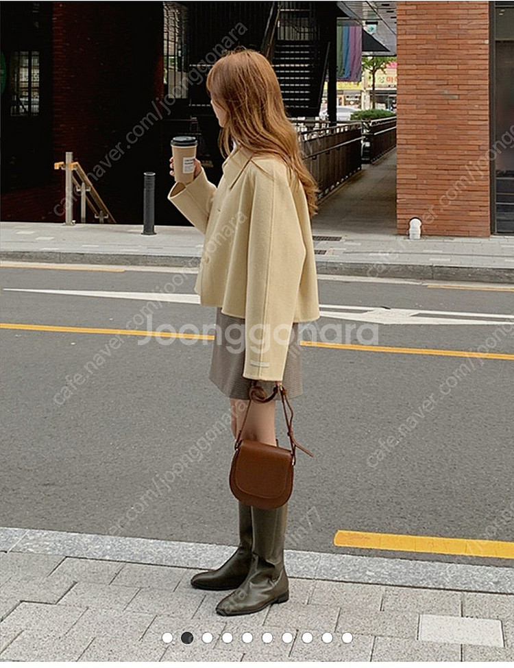 숏 핸드메이드 코트--1