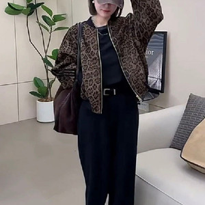 새옷 우븐 오피 삼선 점퍼자켓 블루종 프리 라지사이즈