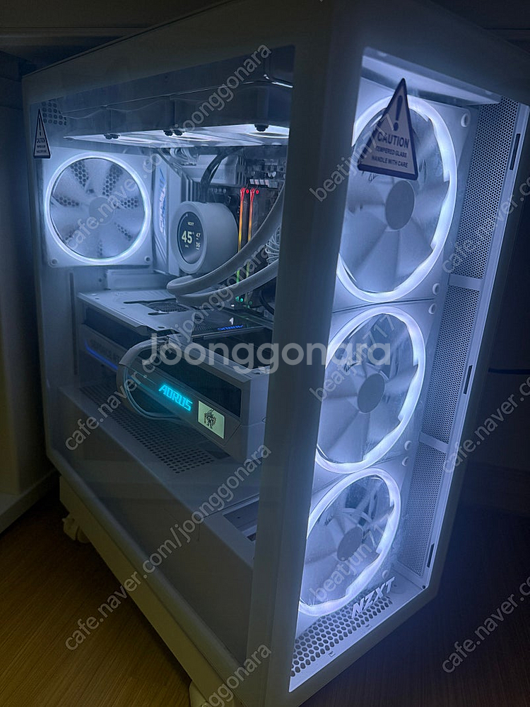 NZXT H7 Elite 화이트 팝니다--0