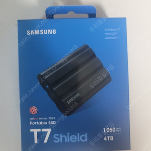 [미개봉, 새제품] 삼성 외장SSD T7 쉴드 4테라 (포터블 SSD T7 Shield 4TB)