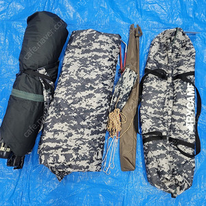 트라이캠프 위장형 낚시텐트 샘플제품 판매합니다