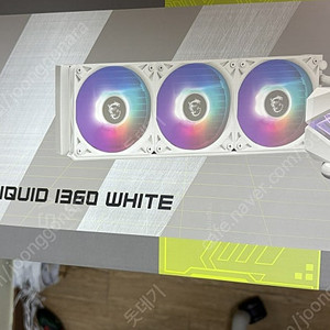 MSI MAG 코어리퀴드 I360 화이트 수랭 쿨러