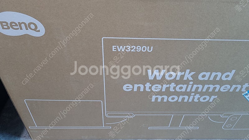 벤큐 4k UHD 무결점 프리미엄 모니터, EW3290--1