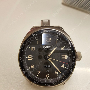 오리스 tt3 메탈시계 oris tt3 day date 7589 titanium