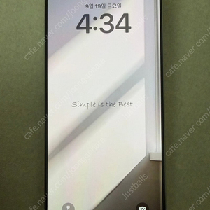 아이폰 16프로 맥스 256GB 화이트 티타늄 (S급) 팝니다