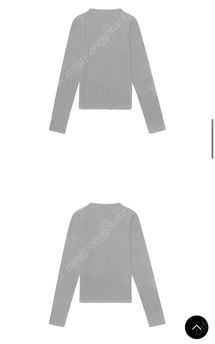 le17septembre le917 피아 플리츠 롱 슬리브 탑--0