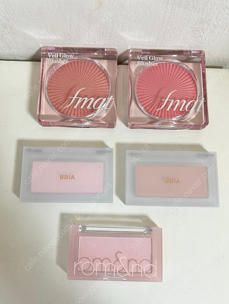 블러셔 5종 일괄 운포 2만 (롬앤+삐아+더페이스샵)--0