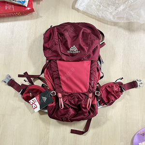 그레고리 제이드 33 루비 레드 레인커버 포함 보관만한 새것