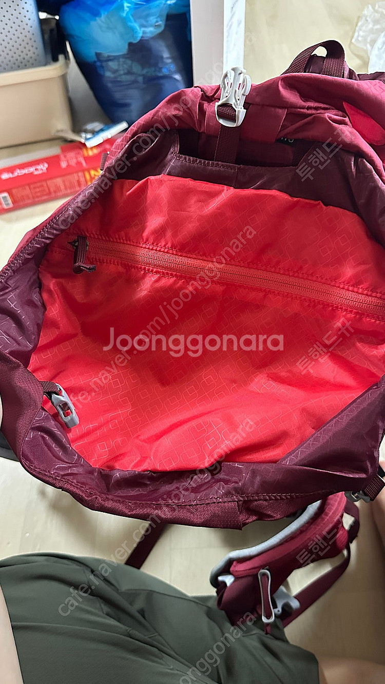 그레고리 제이드 33 루비 레드 레인커버 포함 보관만한 새것--5