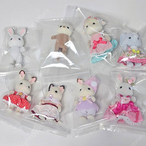 실바니안 인형(피규어) 소년소녀~엄마아빠사이즈 일괄