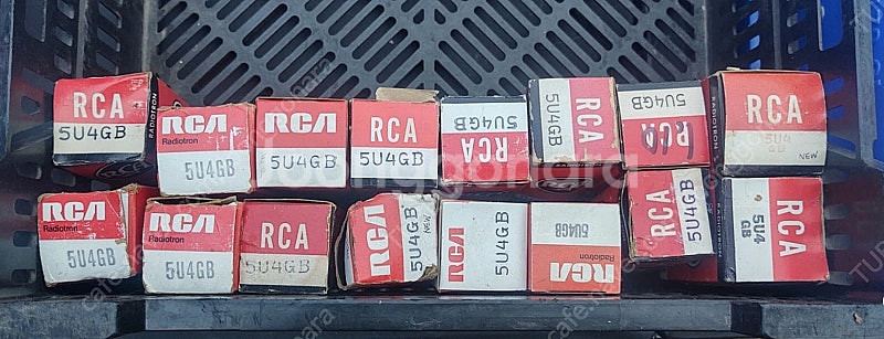 6BL7 6BL7GT - 쌍삼극 출력관 RCA 5U4GB 5U4 tube 진공관 정류관 NOS 미사용 박스신품--1