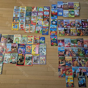 영어 원서들(calendar mysteries, a to z mysteries, mr.men, roald dahl, ready freddy, my weirder school, an