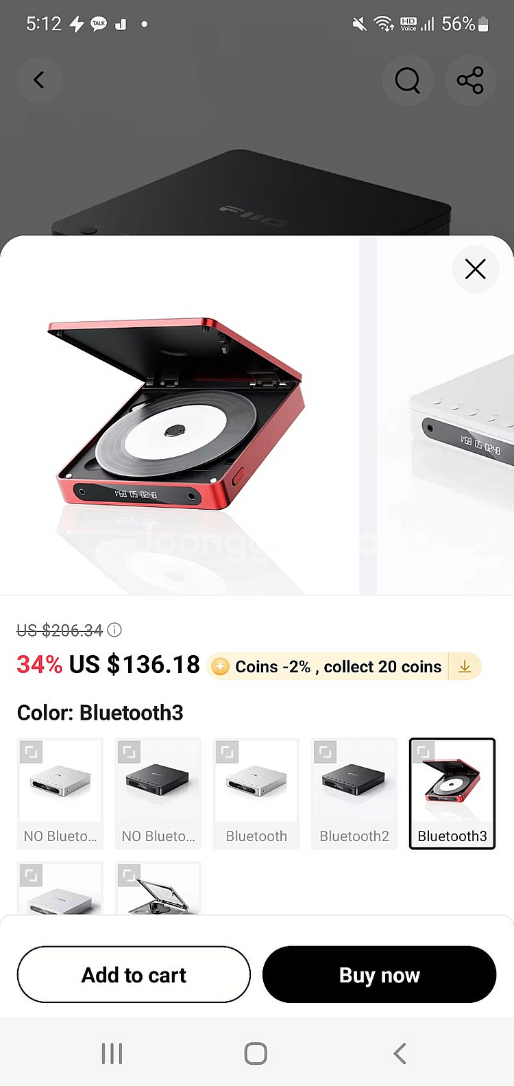 CD 플레이어 CD Player Fiio DM 13--3
