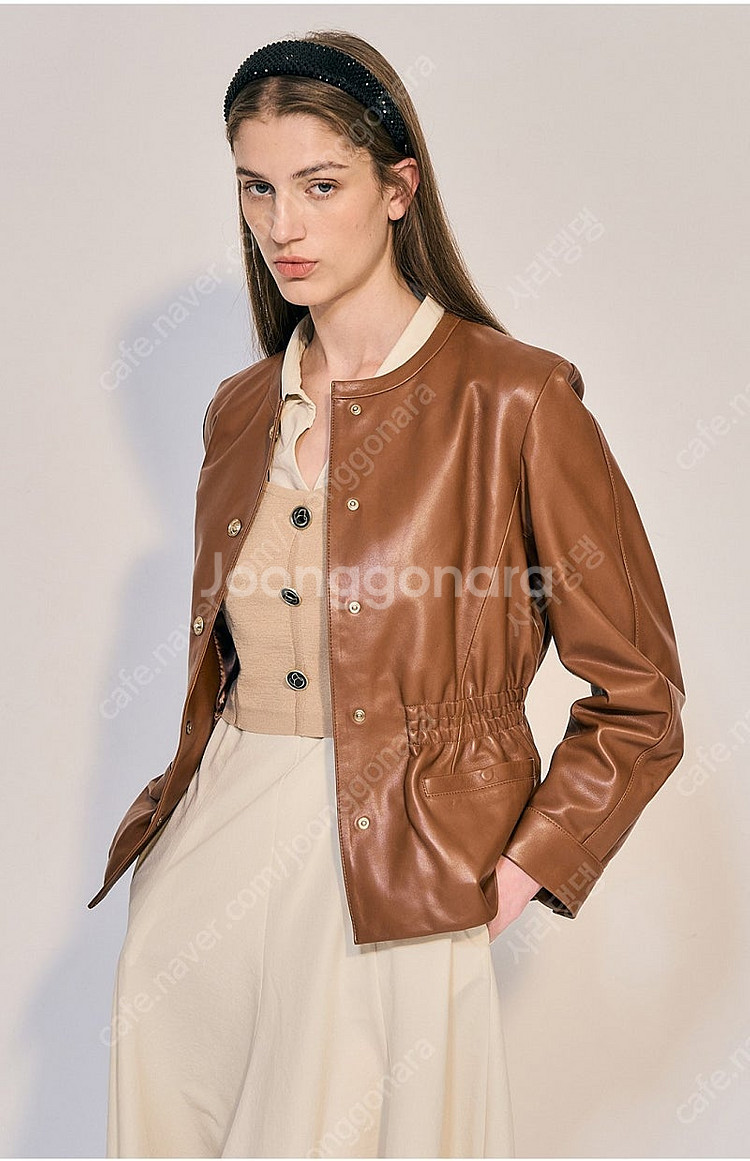 오브제 가죽 자켓 메인 새상품 대폭에눌--0