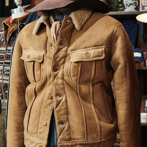 RRL 더블알엘 김원중 스웨이드 시어링 무스탕 자켓 트윌 워크셔츠 트윌 팬츠 퍼티그 헤링본 RL67 자켓 류준열 가죽 플라이트 무스탕 이동휘 이진욱 페어아일 발마칸 헤링본 크리켓