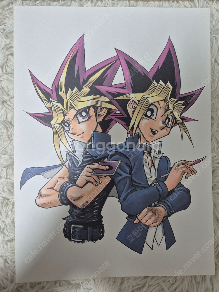 유희왕카드 카이바 푸른눈의백룡 푸백 JMPR DVD, 일러스트 아트--5