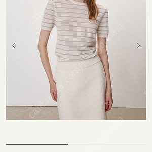 시에 디아 라운드 퍼프 니트_베이지(S)