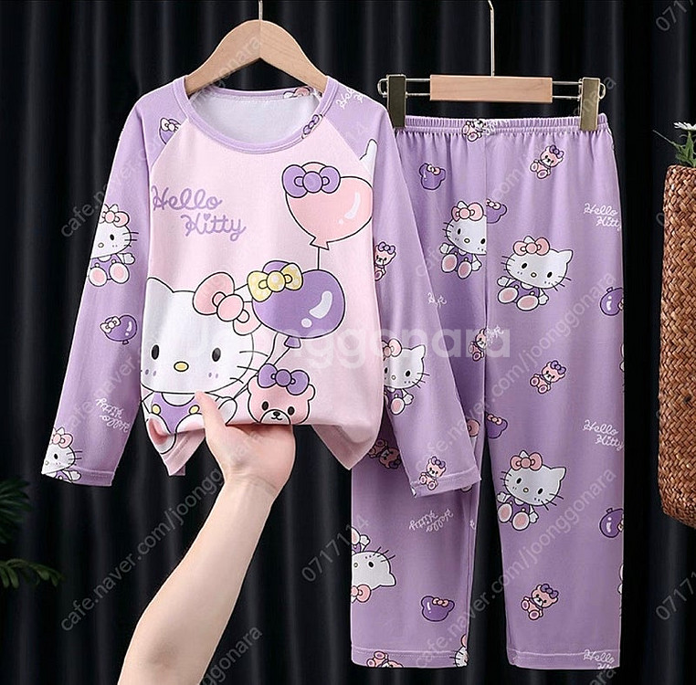 산리오 시나모롤,키티 잠옷 새상품--1