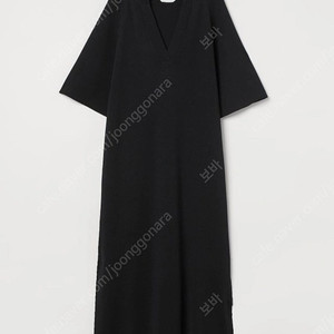 H&M 파인 니트 원피스 BLACK (XL)