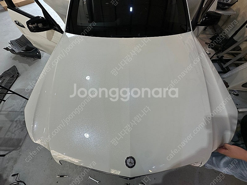 W212 E63amg전기형 앞장 팝니다. 후드,범퍼,라...--2
