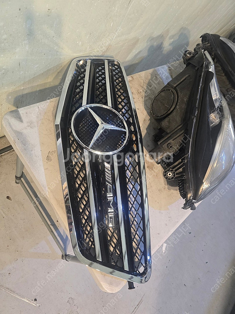W212 E63amg전기형 앞장 팝니다. 후드,범퍼,라...--3