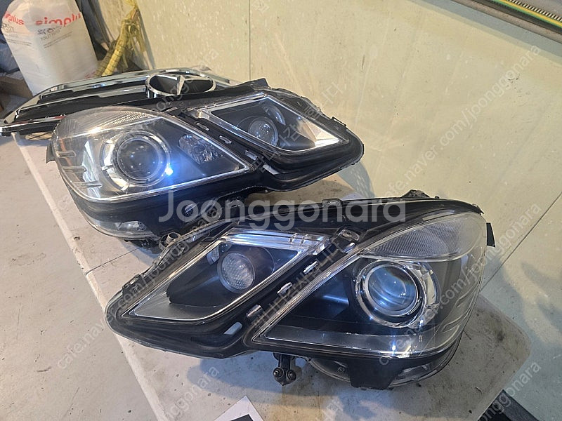 W212 E63amg전기형 앞장 팝니다. 후드,범퍼,라...--5