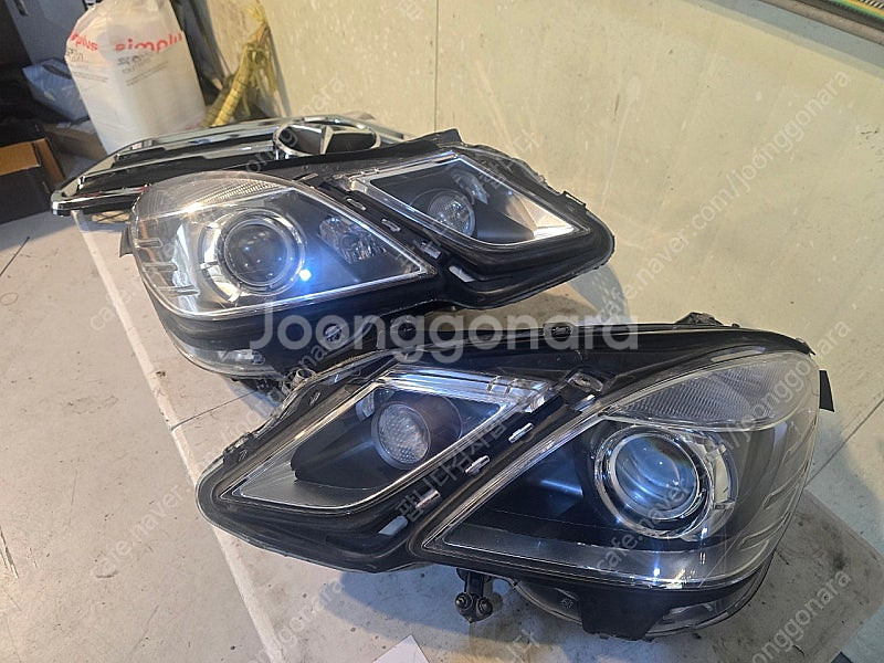W212 E63amg전기형 앞장 팝니다. 후드,범퍼,라...--6