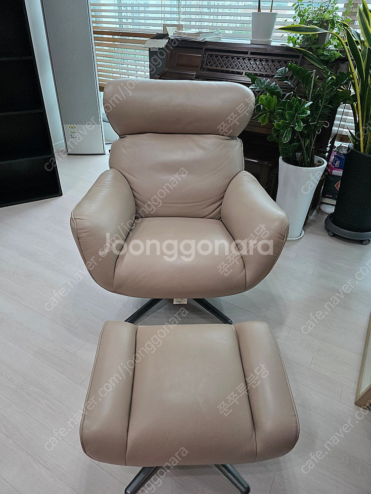 자코모 1인 가죽 리클라이너 쇼파--0