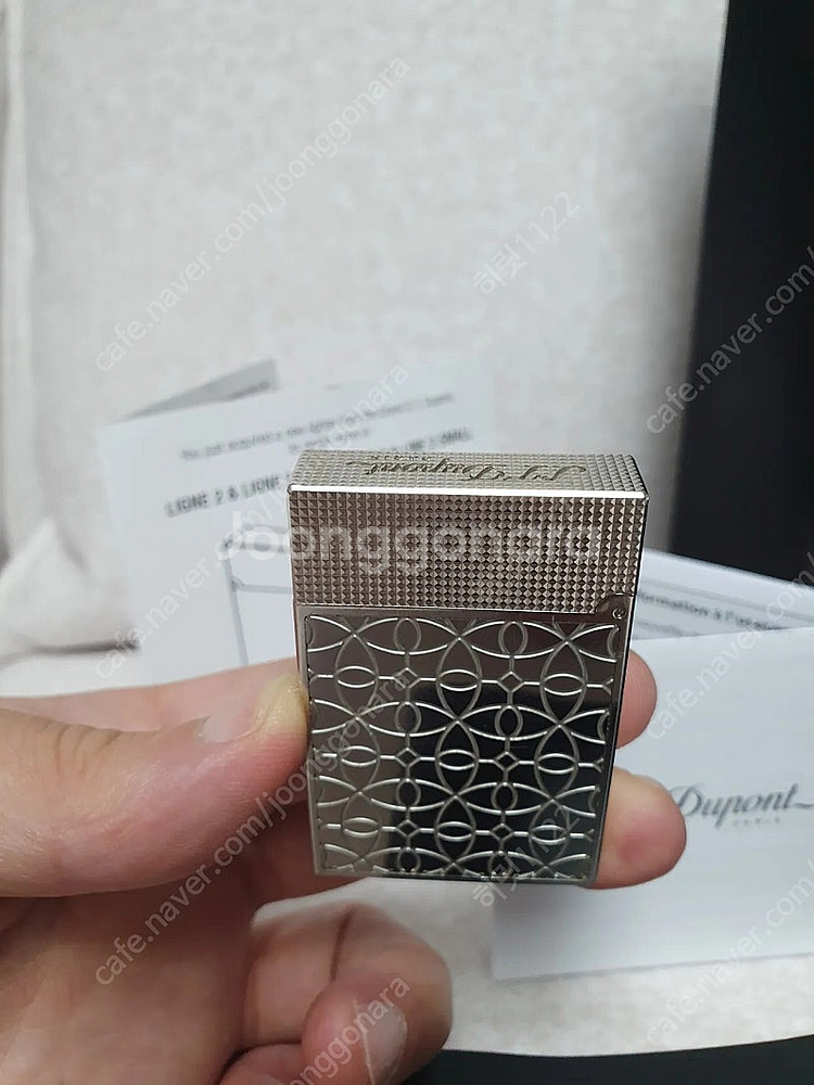 [풀세트] 듀퐁라이터 뉴라인2 신형 ca18603 쌍불--2