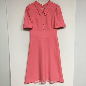 MICHAA 미샤 카라 버튼 플레어 원피스 91 / 랑방 마인 오브제 타임 럭키슈에뜨 산드로 마쥬 오르 시에 시스템